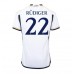 Real Madrid Antonio Rudiger #22 Hjemmedrakt 2023-24 Korte ermer